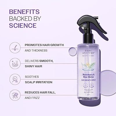 Bare Anatomy Rosemary & Rice Water Hair Growth Spray – 200ml