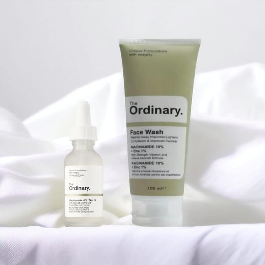 The Ordinary Face Wash Azelaic Acid Suspension 10% & Niacinamide Serum 2 in 1 Skin Care Deal |