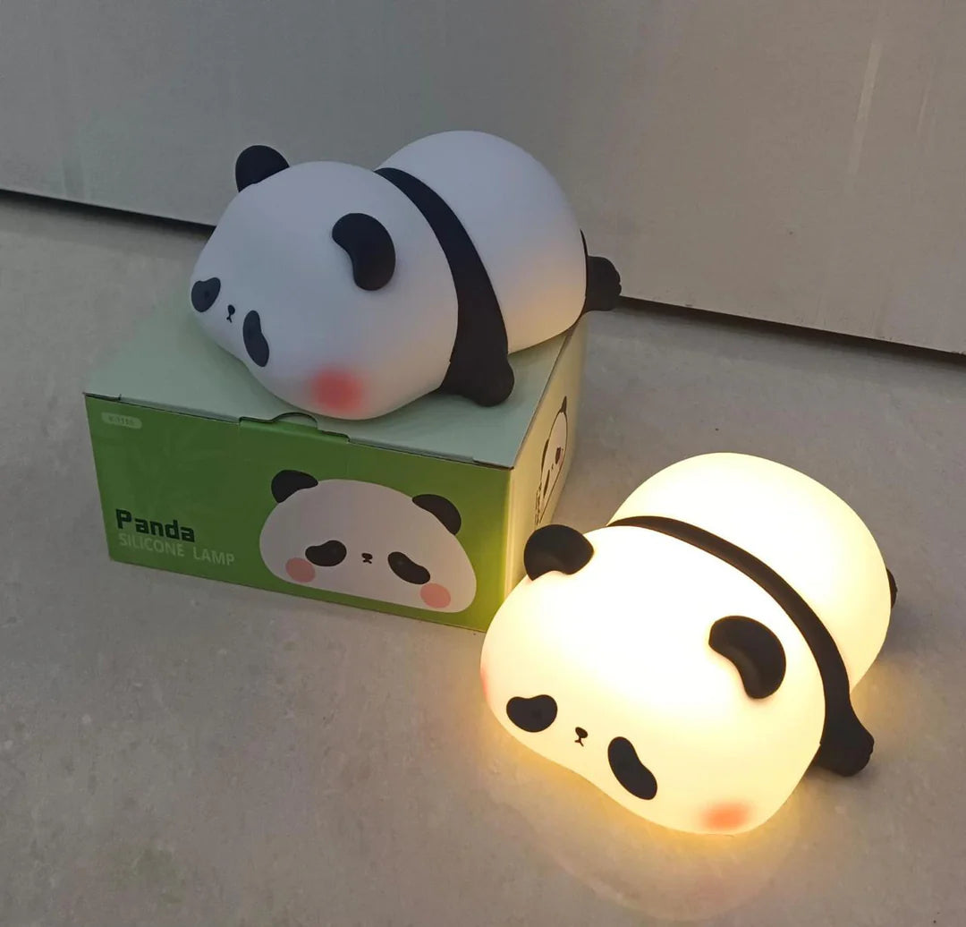 Rechargeable Panda Lamp | Cute Panda Night Light | Soft Silicon