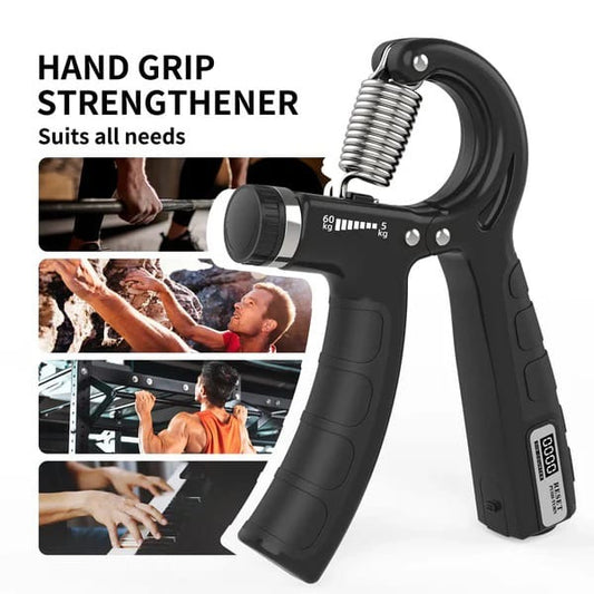 Exerciser Hand Gripper With Counter Strengthener Adjustable Resistance Wrist Strengthener