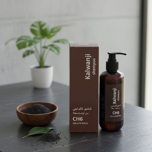 Kalwanji CH6 Herbal Shampoo – Black Seed Extract Nourishing Hair Cleanser (250ml)