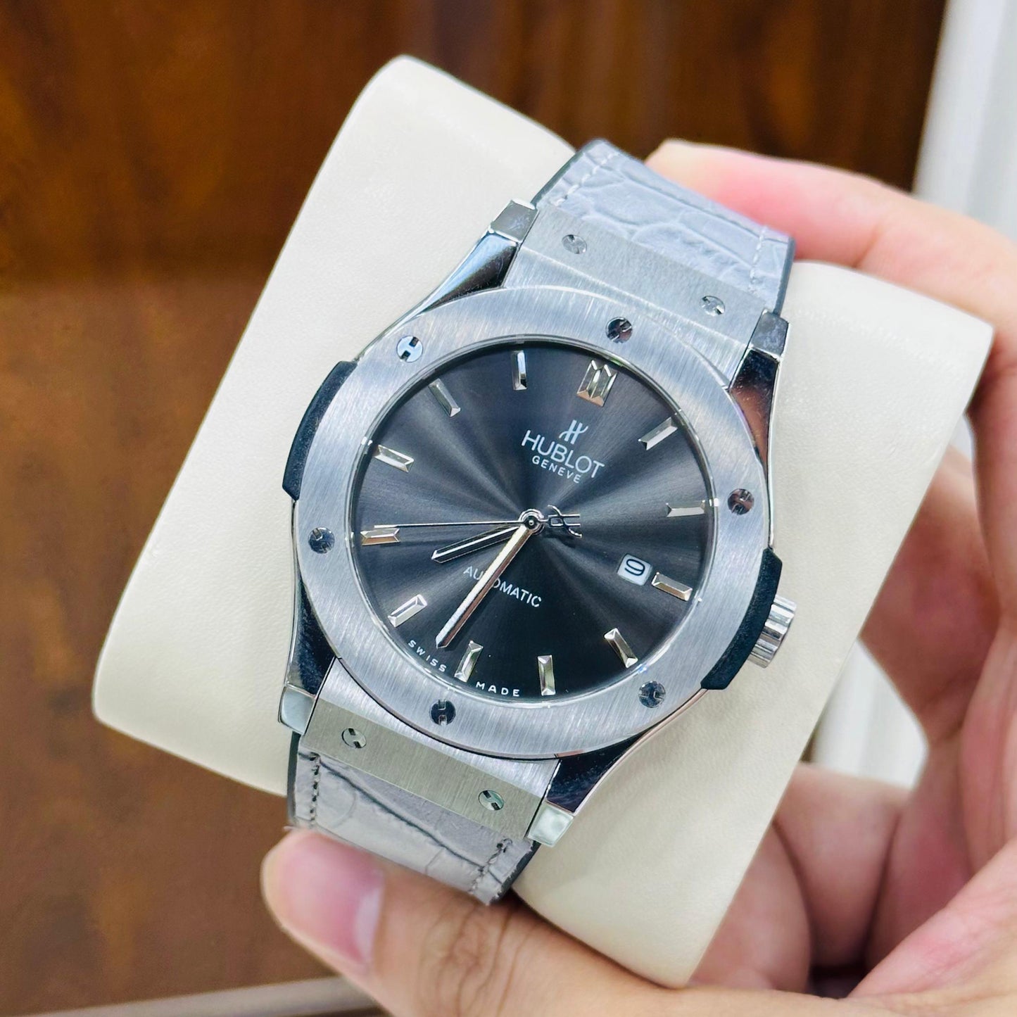 Hublot Automatic Master Quality Watch for Men – Stainless Steel