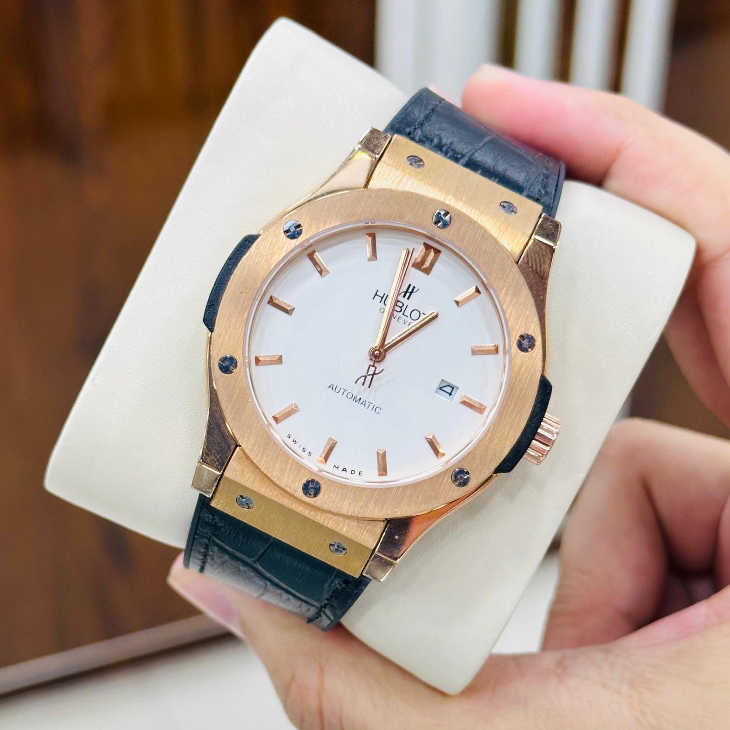 Hublot Automatic Master Quality Watch for Men – Stainless Steel