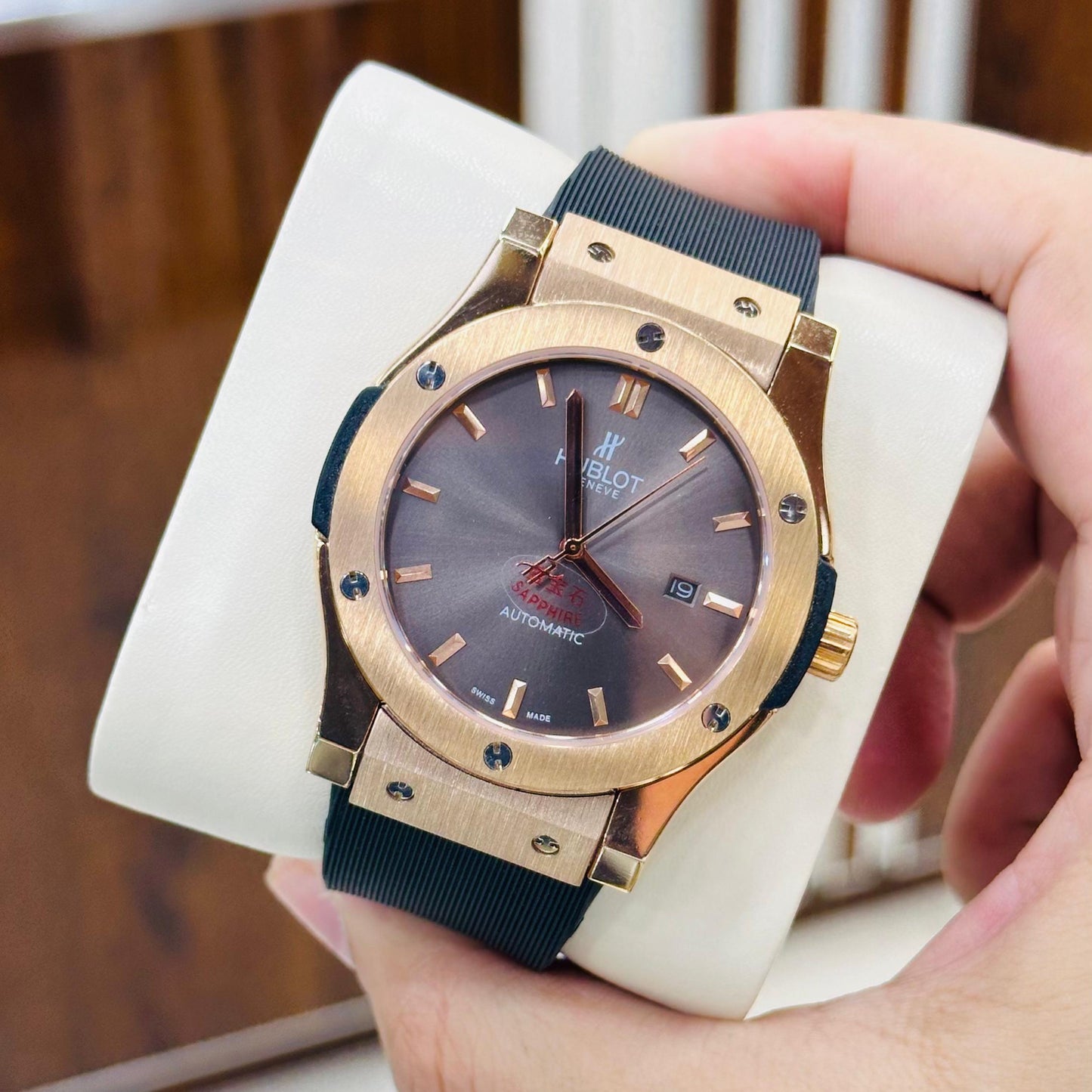 Hublot Automatic Master Quality Watch for Men – Stainless Steel