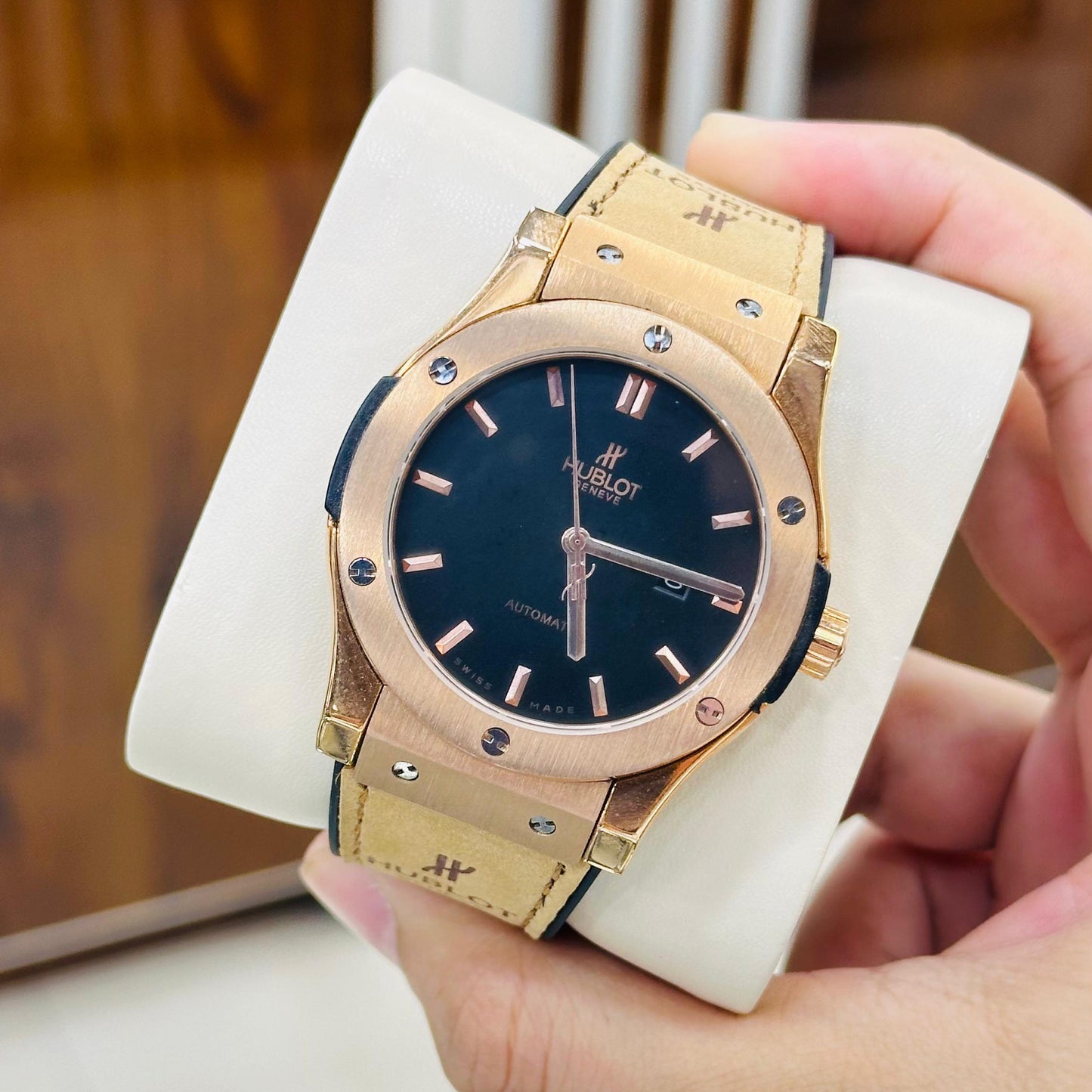 Hublot Automatic Master Quality Watch for Men – Stainless Steel