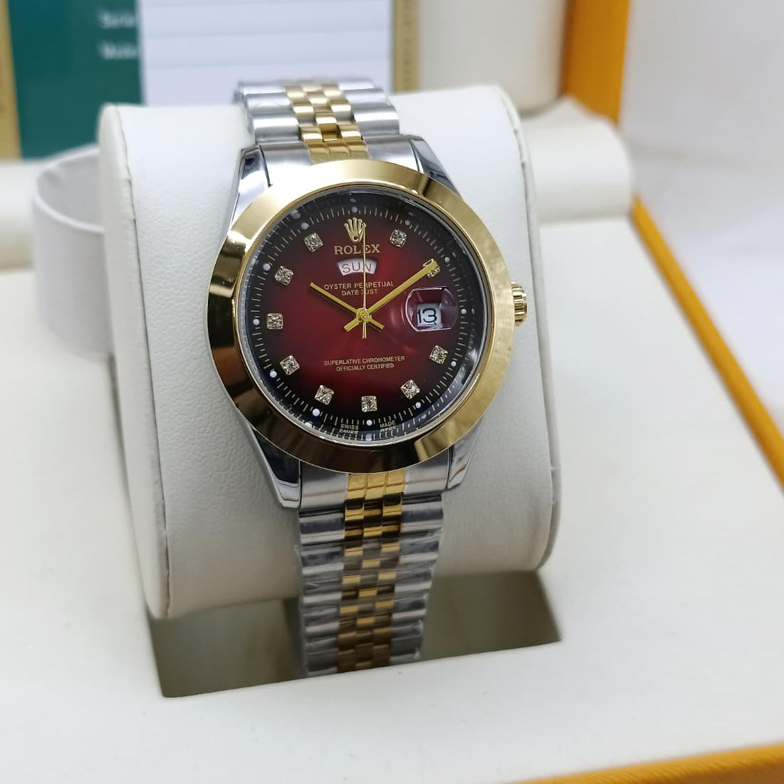 Rolex Style Quartz Watch for Men – Jubilee Steel Bracelet