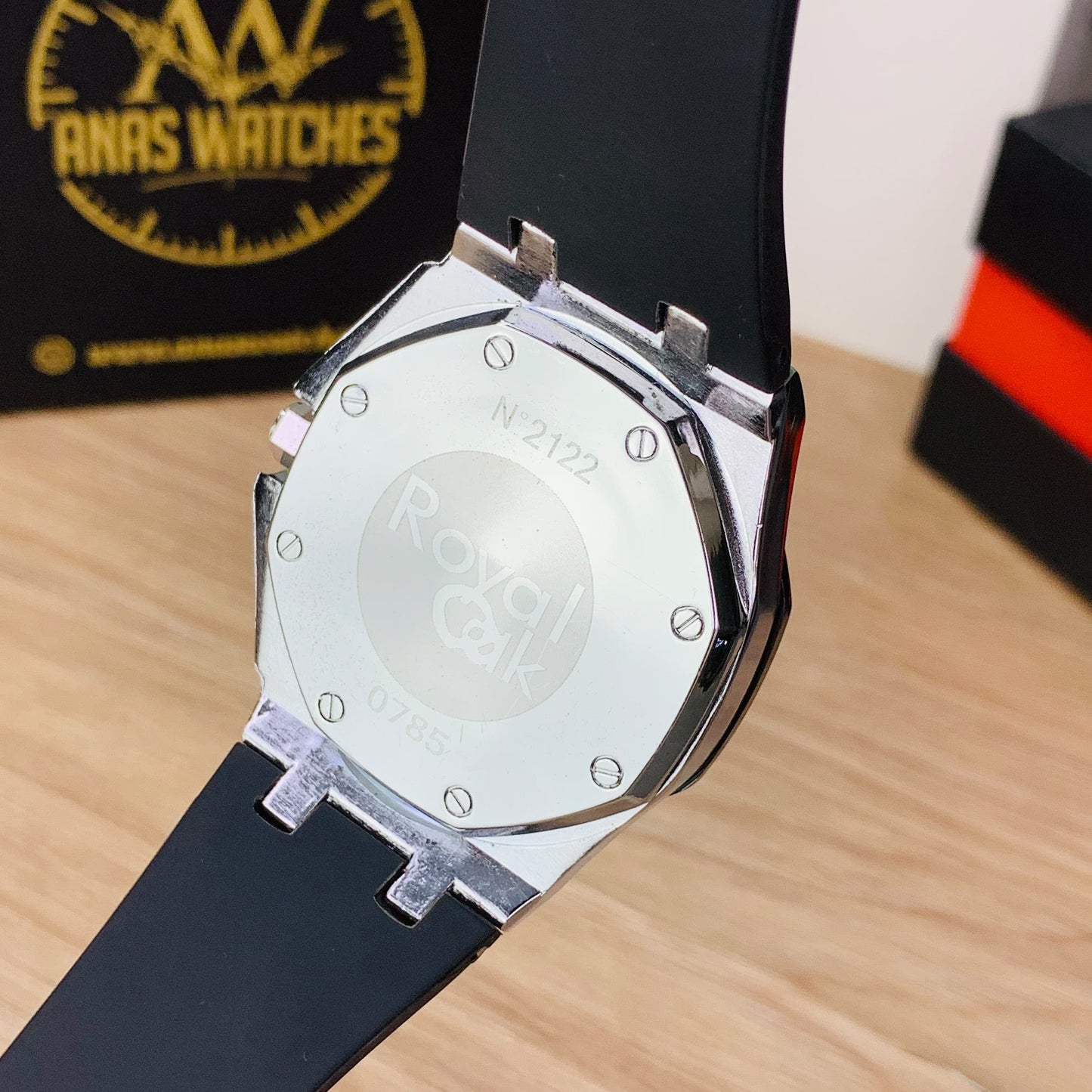 Royal Oak Style Quartz Watch – Blue Equalizer Dial