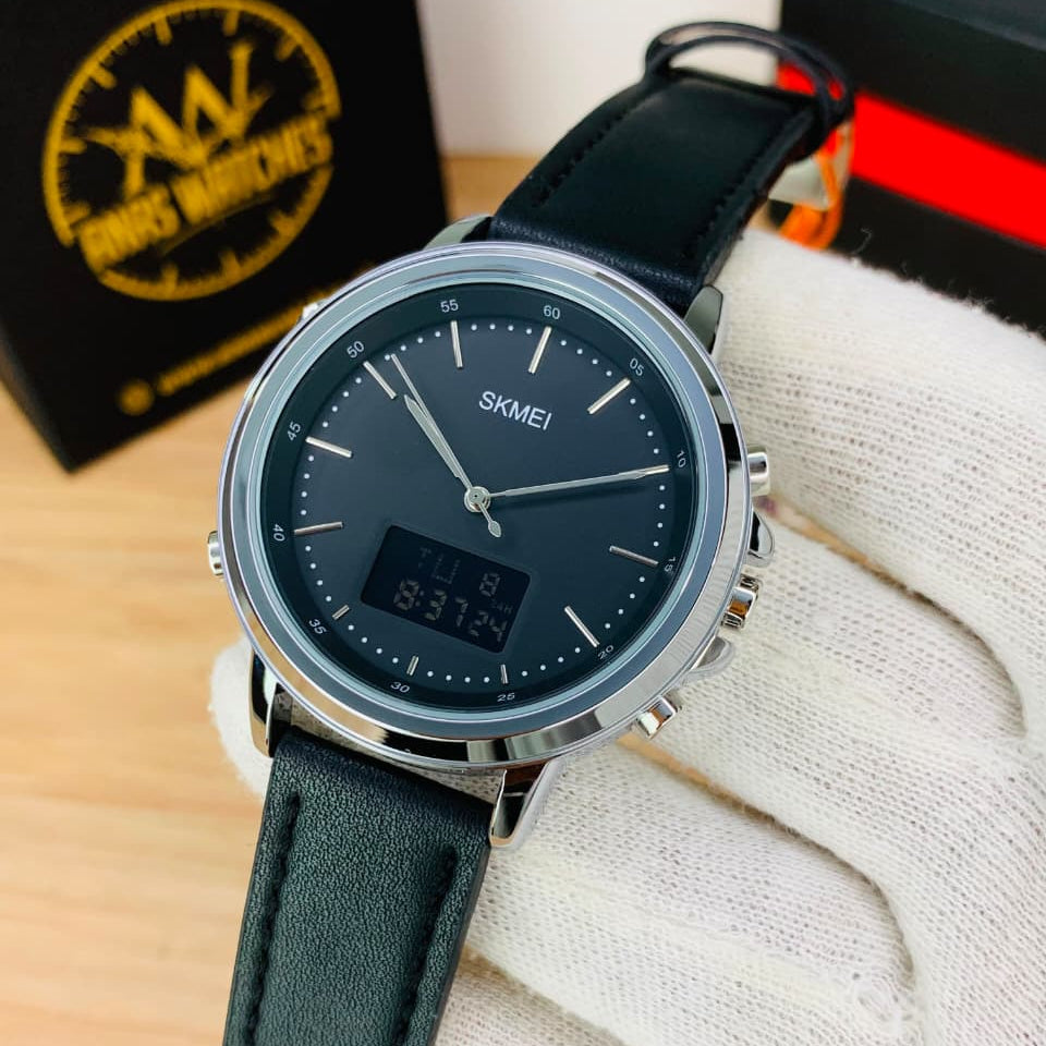 SKMEI Original Dual Time Gold Watch   