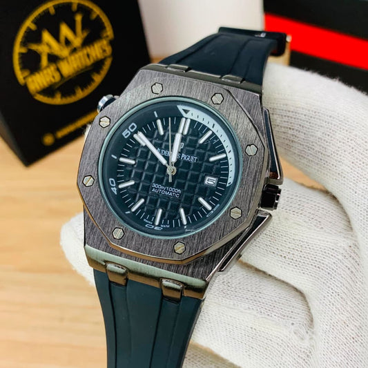 Royal Oak Style Quartz Watch – Blue Equalizer Dial