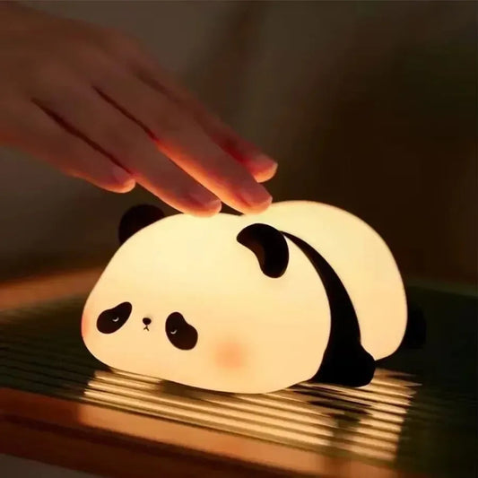 Rechargeable Panda Lamp | Cute Panda Night Light | Soft Silicon