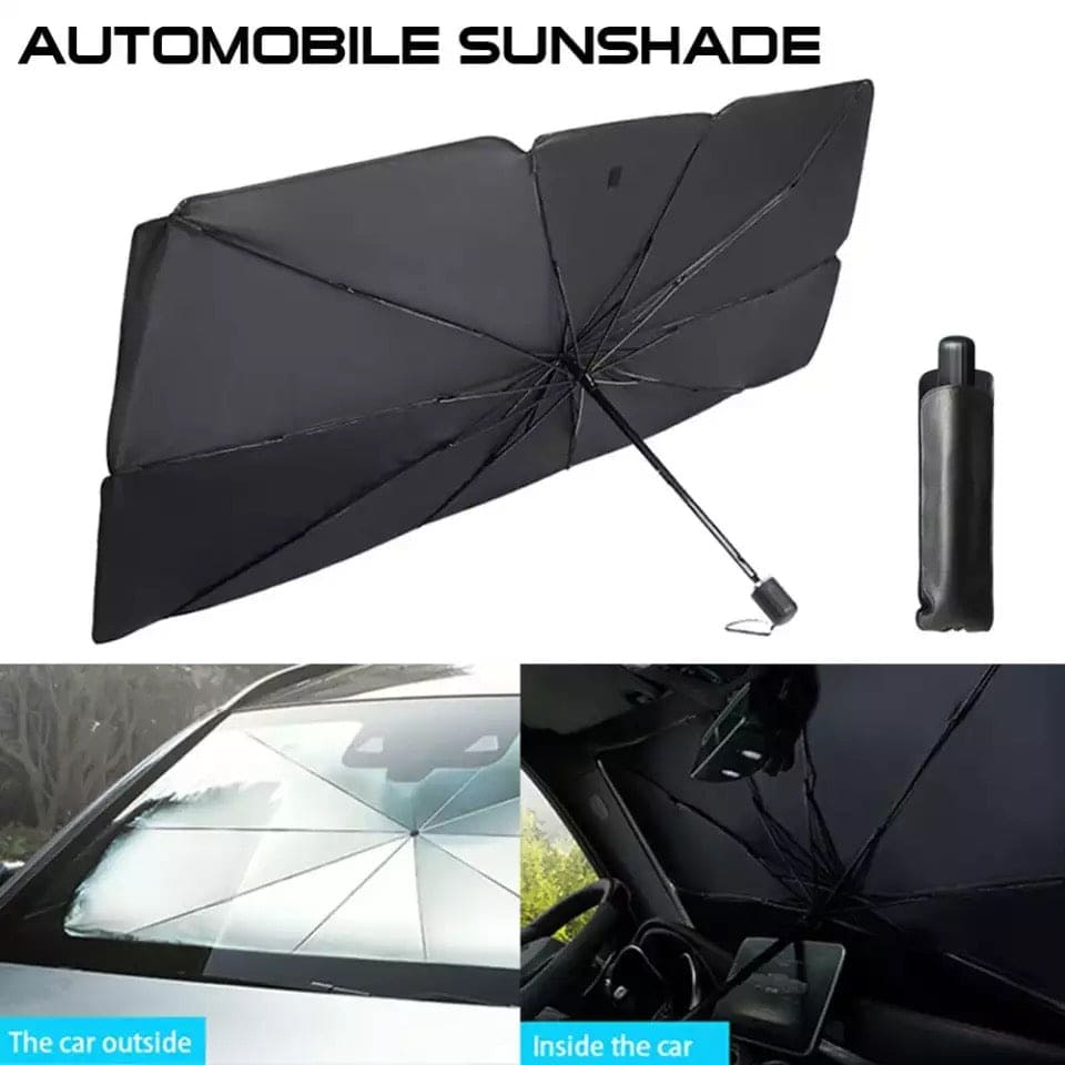 Car Windshield Sun Shade Umbrella – Foldable UV Protection Sunshield for All Cars