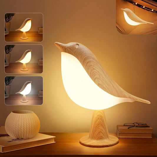 Bird Cordless Rechargeable Desk Lamp with Touch Control & 3 Light Modes