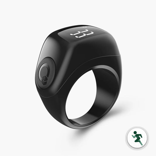 Qibla Smart Tasbih Ring Lite – Digital Zikr Counter & Prayer Reminder