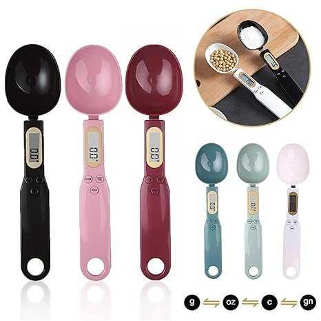 Digital Measuring Spoon Scale – Electronic Kitchen Food Scale