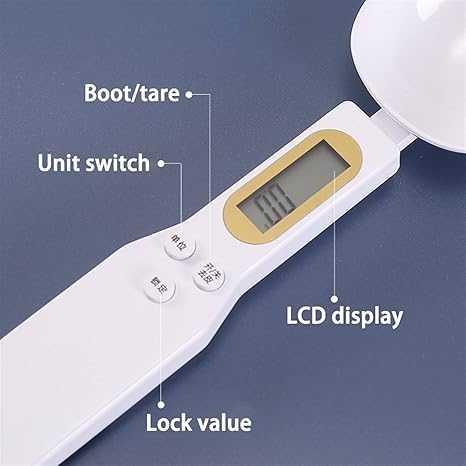 Digital Measuring Spoon Scale – Electronic Kitchen Food Scale