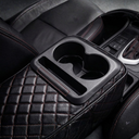 Multi-Function Car Armrest Cushion with Built-In Cup Holder and Tissue Box